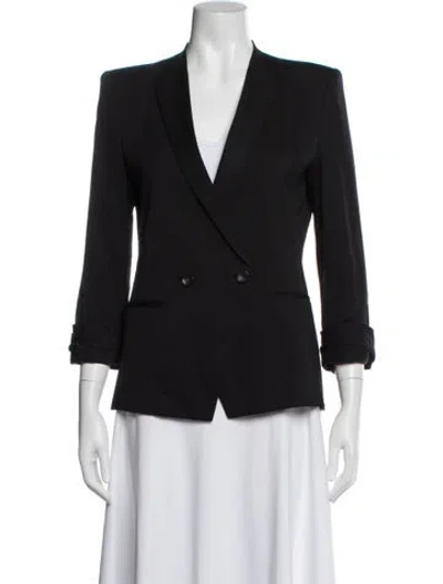Pre-owned Helmut Lang Wool Blazer In Black
