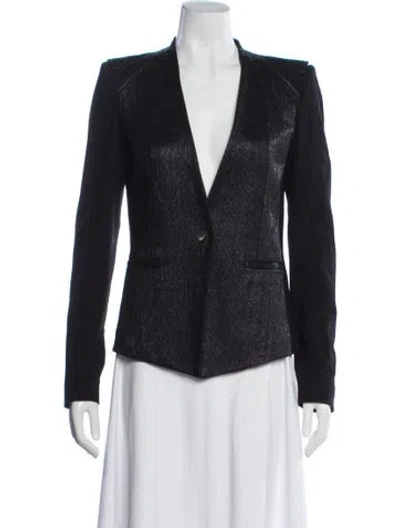 Pre-owned Helmut Lang Wool Blazer In Black