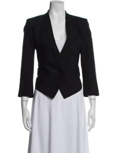 Pre-owned Helmut Lang Wool Blazer In Black