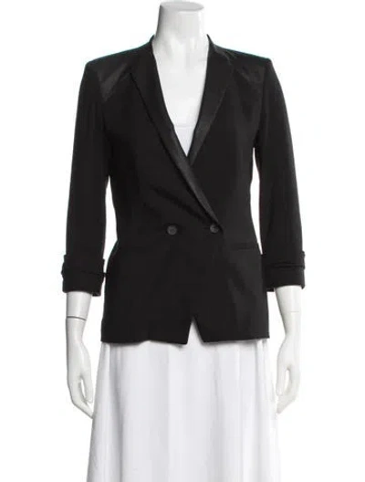 Pre-owned Helmut Lang Wool Blazer In Black