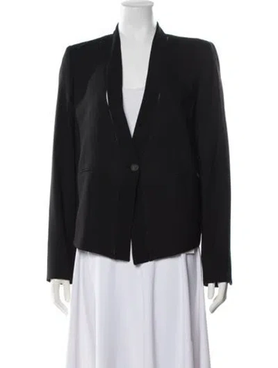 Pre-owned Helmut Lang Wool Blazer In Black