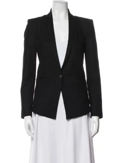 Pre-owned Helmut Lang Wool Blazer In Black