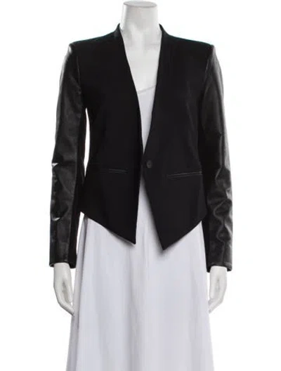 Pre-owned Helmut Lang Wool Blazer In Black