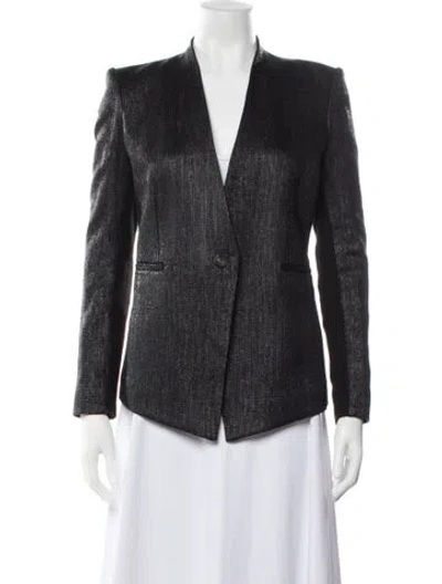 Pre-owned Helmut Lang Wool Blazer In Black