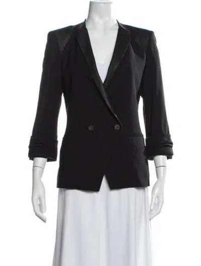 Pre-owned Helmut Lang Wool Blazer In Black