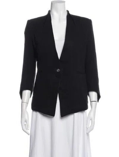 Pre-owned Helmut Lang Wool Blazer In Black
