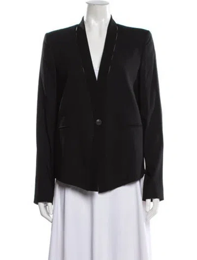 Pre-owned Helmut Lang Wool Blazer In Black