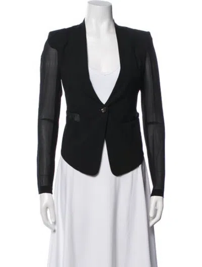 Pre-owned Helmut Lang Wool Blazer In Black