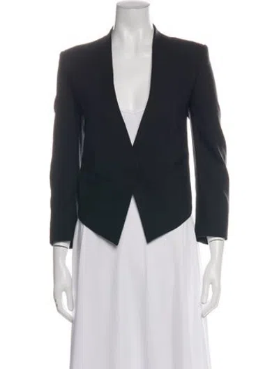 Pre-owned Helmut Lang Wool Blazer In Black