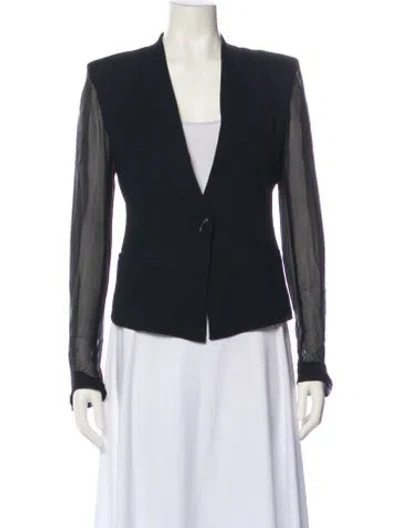 Pre-owned Helmut Lang Wool Blazer In Blue