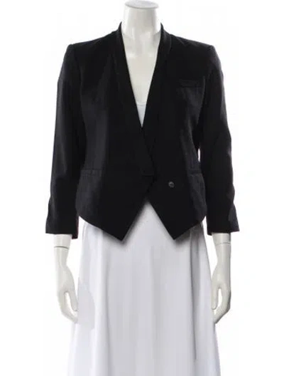 Pre-owned Helmut Lang Wool Blazer In Blue