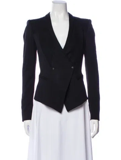 Pre-owned Helmut Lang Wool Blazer In Blue