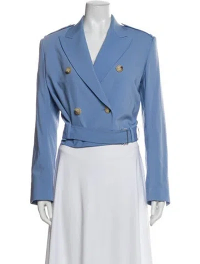 Pre-owned Helmut Lang Wool Blazer In Blue