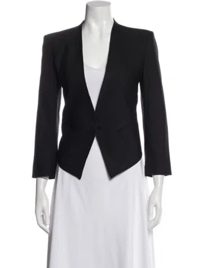 Pre-owned Helmut Lang Wool Blazer In Blue