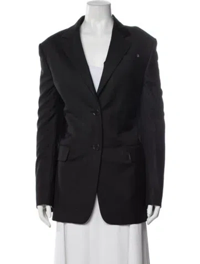 Pre-owned Helmut Lang Wool Blazer In Blue