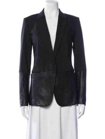 Pre-owned Helmut Lang Wool Blazer In Blue