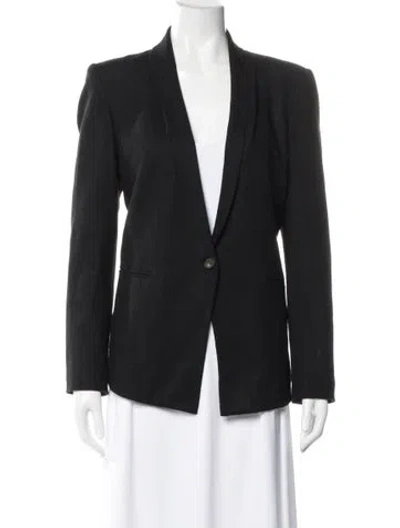 Pre-owned Helmut Lang Wool Blazer In Gray