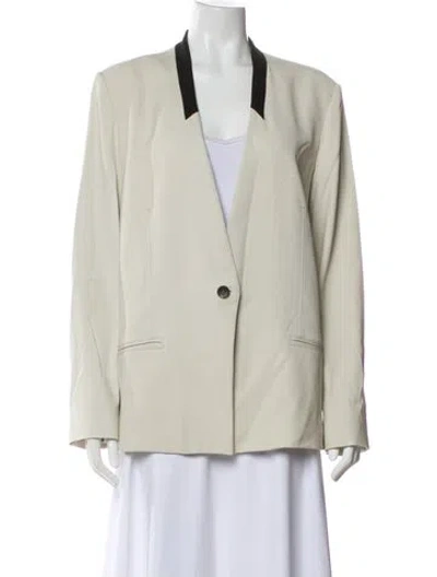 Pre-owned Helmut Lang Wool Blazer In Gray