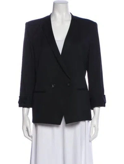 Pre-owned Helmut Lang Wool Blazer In Gray