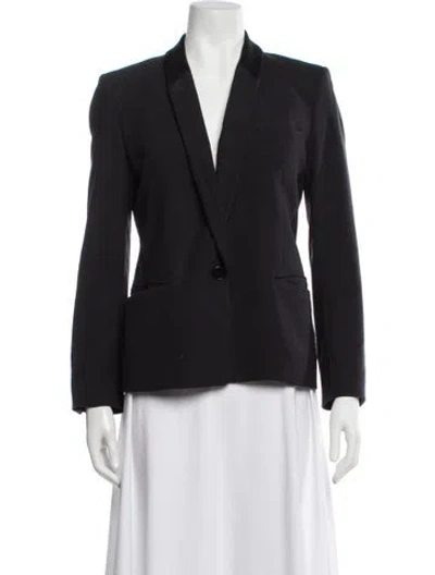 Pre-owned Helmut Lang Wool Blazer In Gray