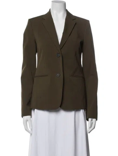 Pre-owned Helmut Lang Wool Blazer In Green