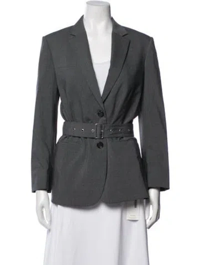 Pre-owned Helmut Lang Wool Blazer In Grey