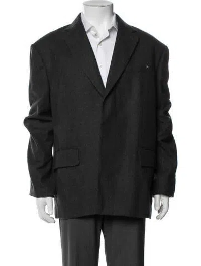Pre-owned Helmut Lang Wool Blazer In Grey