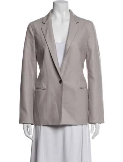 Pre-owned Helmut Lang Wool Blazer In Neutrals
