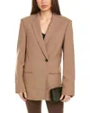 Helmut Lang Tailored Jacket In Brown