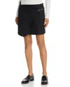 Helmut Lang Wool Blend Saddle Mini Skirt In Black