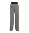 HELMUT LANG WOOL-BLEND TAILORED TROUSERS