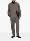 Helmut Lang Relaxed Wool Bomber In Grau