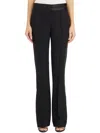 Helmut Lang Wool Bootcut Trousers In Black