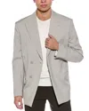 Helmut Lang Wool Car Blazer In Beige