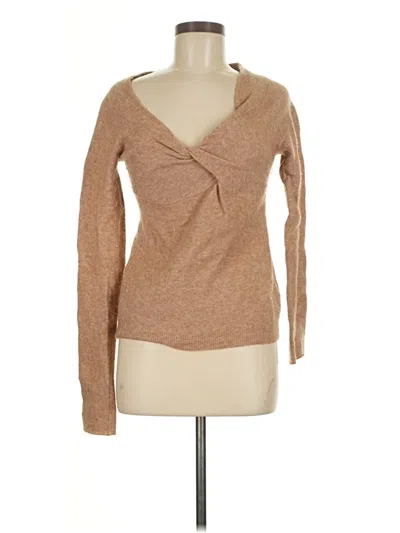 Pre-owned Helmut Lang Wool Cardigan Sweater In Gold