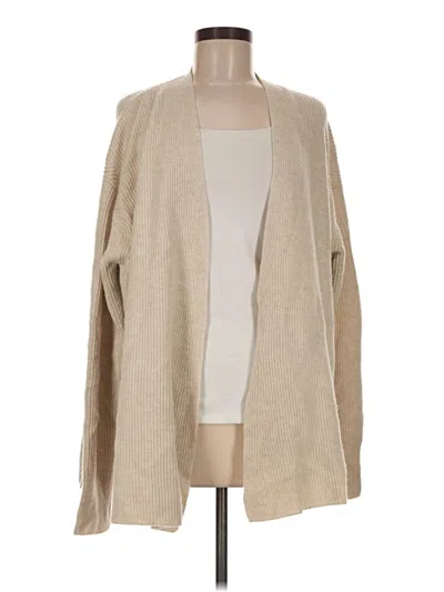 Pre-owned Helmut Lang Wool Cardigan Sweater In Tan