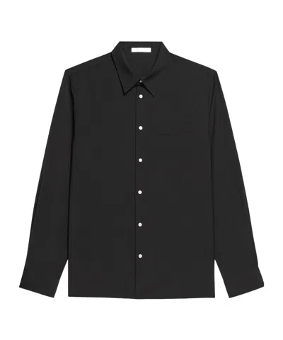 Helmut Lang Wool Classic Shirt In Black