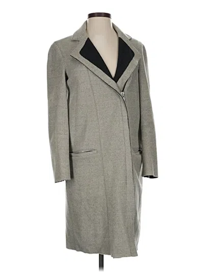 Pre-owned Helmut Lang Wool Coat In Gray