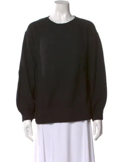 Pre-owned Helmut Lang Wool Crew Neck Sweater In Black