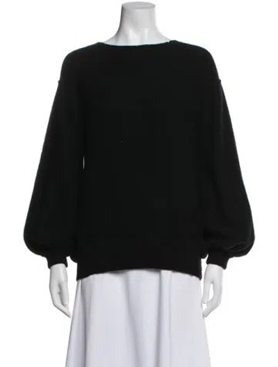 Pre-owned Helmut Lang Wool Crew Neck Sweater In Black