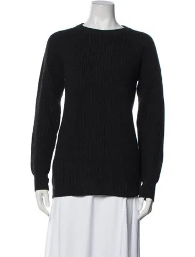 Pre-owned Helmut Lang Wool Crew Neck Sweater In Blue