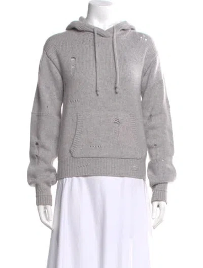 Pre-owned Helmut Lang Wool Crew Neck Sweater In Gray