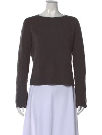 Pre-owned Helmut Lang Wool Crew Neck Sweater In Gray