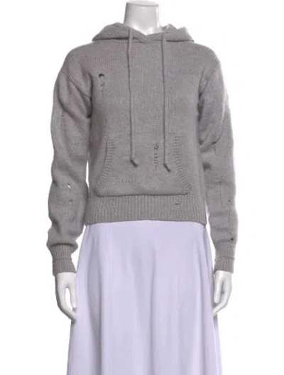 Pre-owned Helmut Lang Wool Crew Neck Sweater In Gray