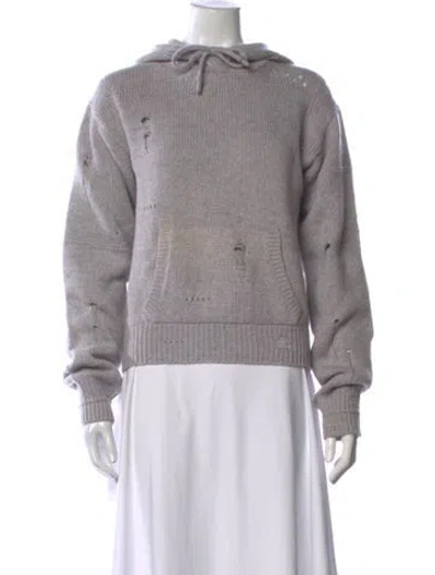 Pre-owned Helmut Lang Wool Crew Neck Sweater In Gray