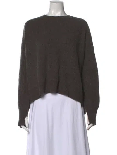 Pre-owned Helmut Lang Wool Crew Neck Sweater In Grey