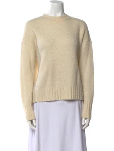 Pre-owned Helmut Lang Wool Crew Neck Sweater In Neutral