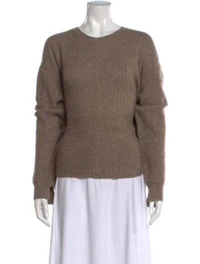Pre-owned Helmut Lang Wool Crew Neck Sweater In Neutral
