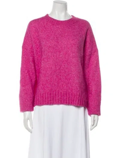 Pre-owned Helmut Lang Wool Crew Neck Sweater In Pink