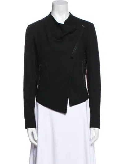 Pre-owned Helmut Lang Wool Evening Jacket In Black